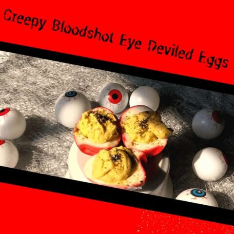 Creepy Bloodshot Deviled Egg eyes