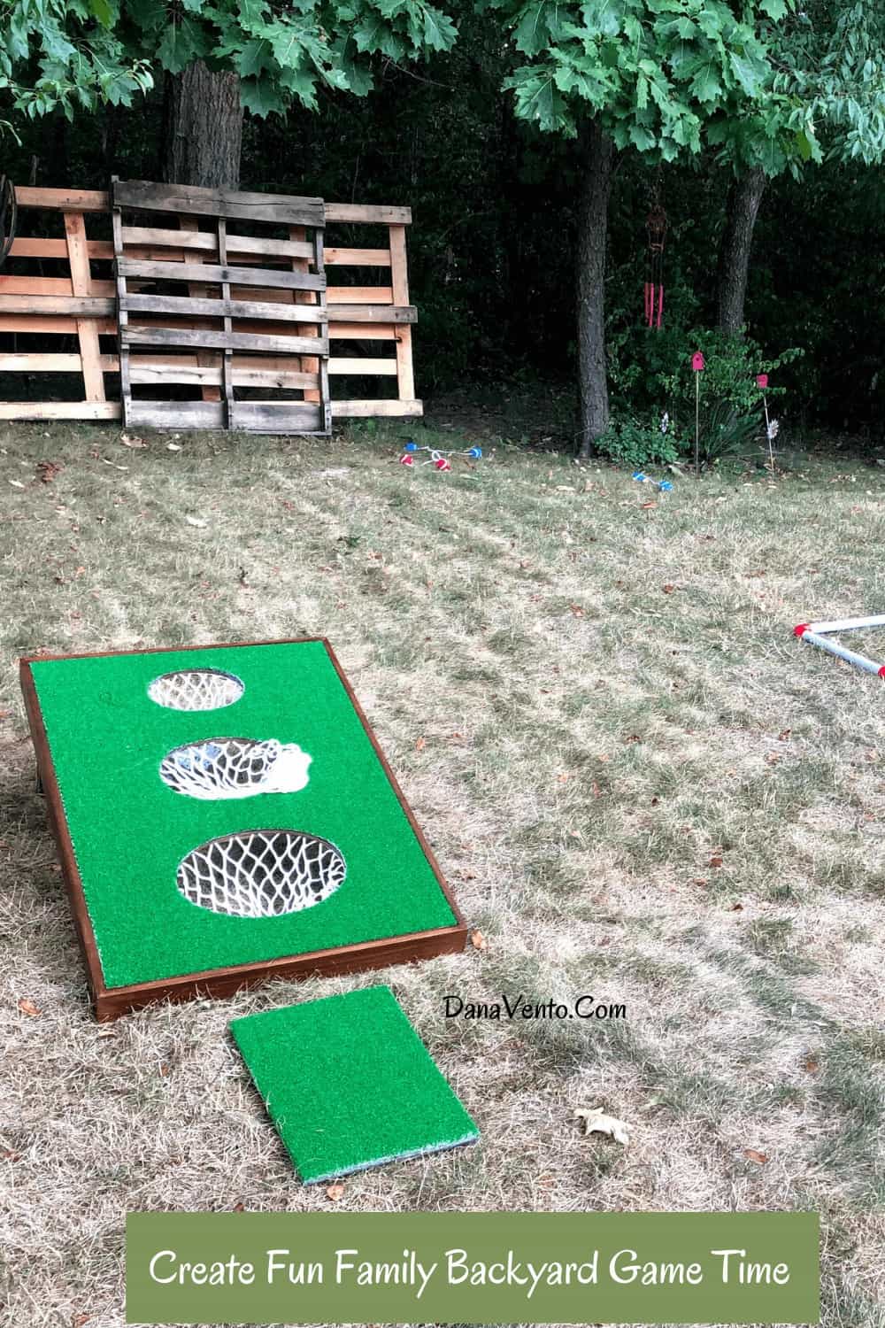 GoSports BattleChip VERSUS Golf Cornhole Chipping Game - family backyard game ideas 