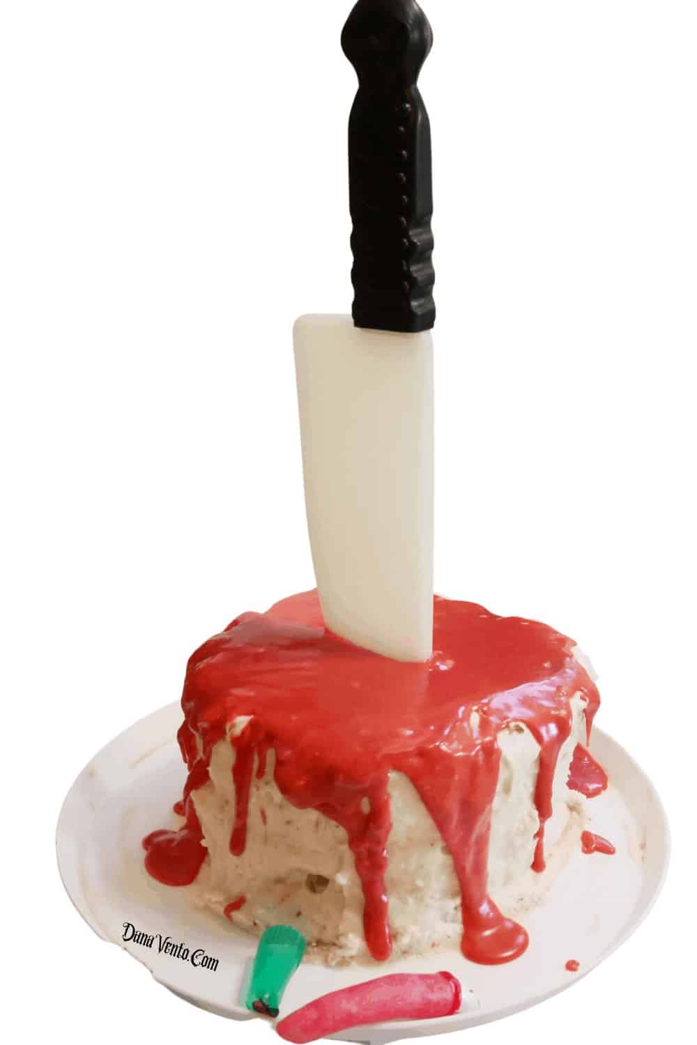 Bleeding cake made with 360 bakeware 