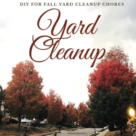 Fall yard cleanup and garden chores