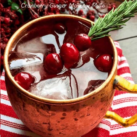 Cranberry Ginger Moscow Mule