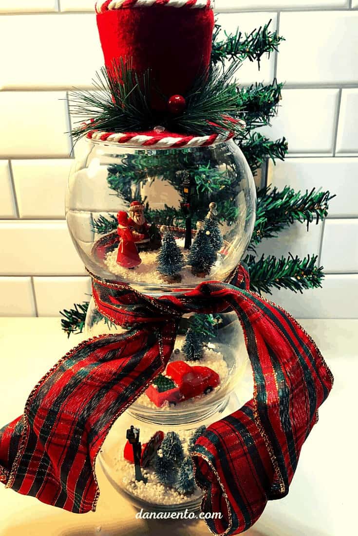 fishbowl snowman top to bottom