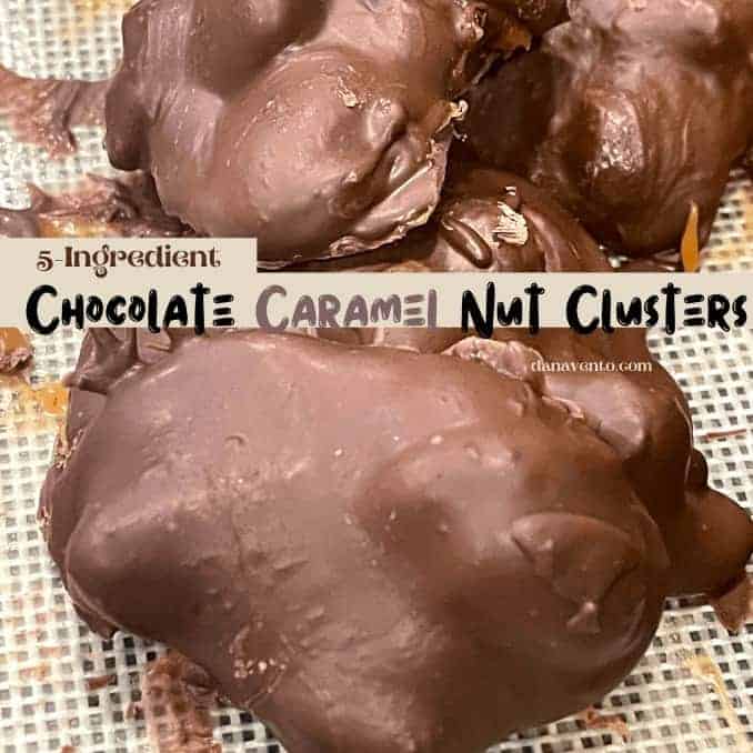 Quick and Easy 5-Ingredient Milk Chocolate Caramel Nut Clusters