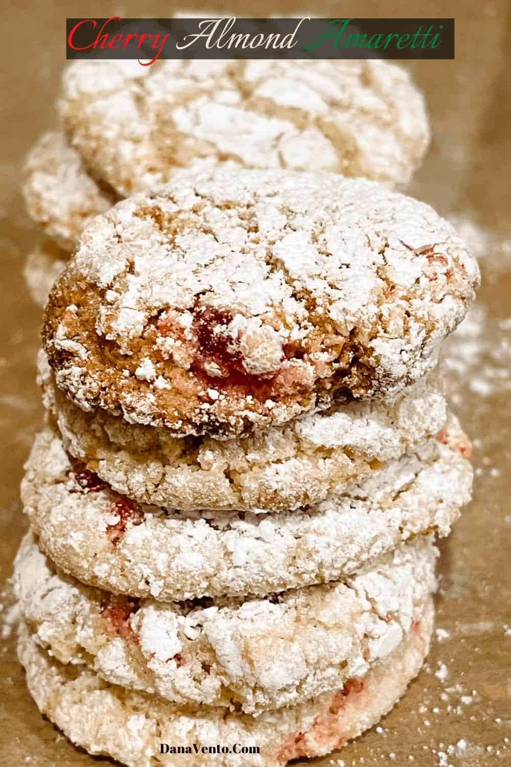 Swoon-Worthy Italian Cherry Almond Amaretti That Are Crisp and Chewy