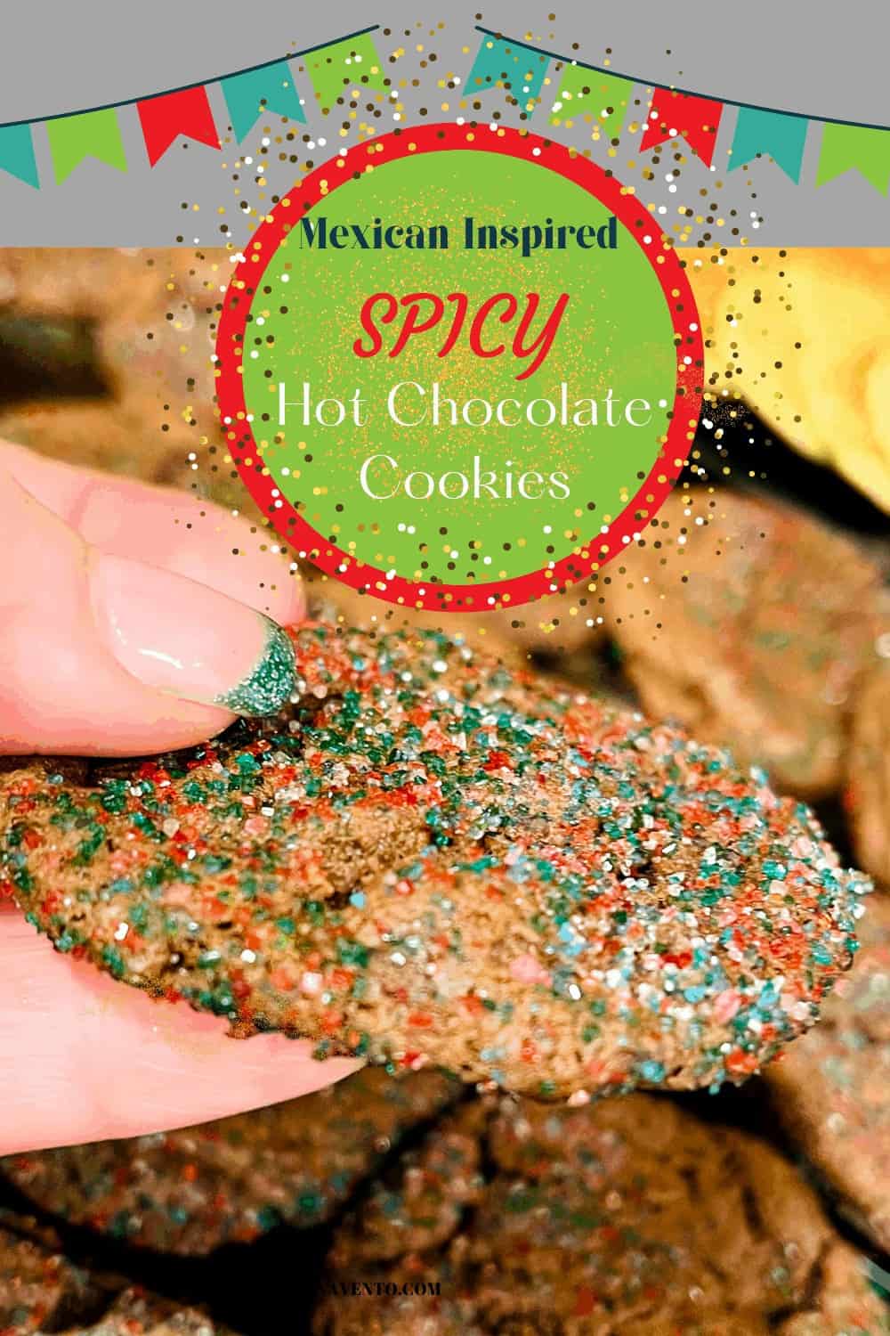 Football Dessert Recipes No. 2 Mexican Inspired Spicy Hot Chocolate Cookies With A Fiery Kick