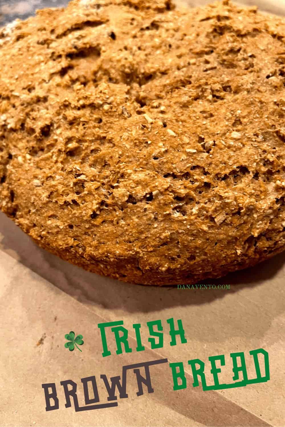 Irish Brown Bread on Counter 