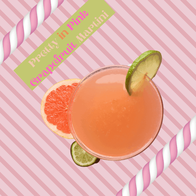 Pink Grapefruit martini