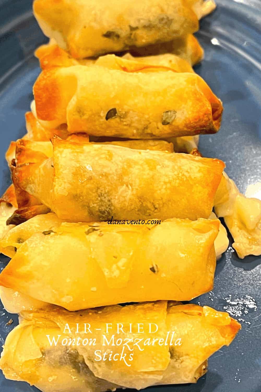 cheesy air fryer appetizers made from wonton wrappers for any party or any day 