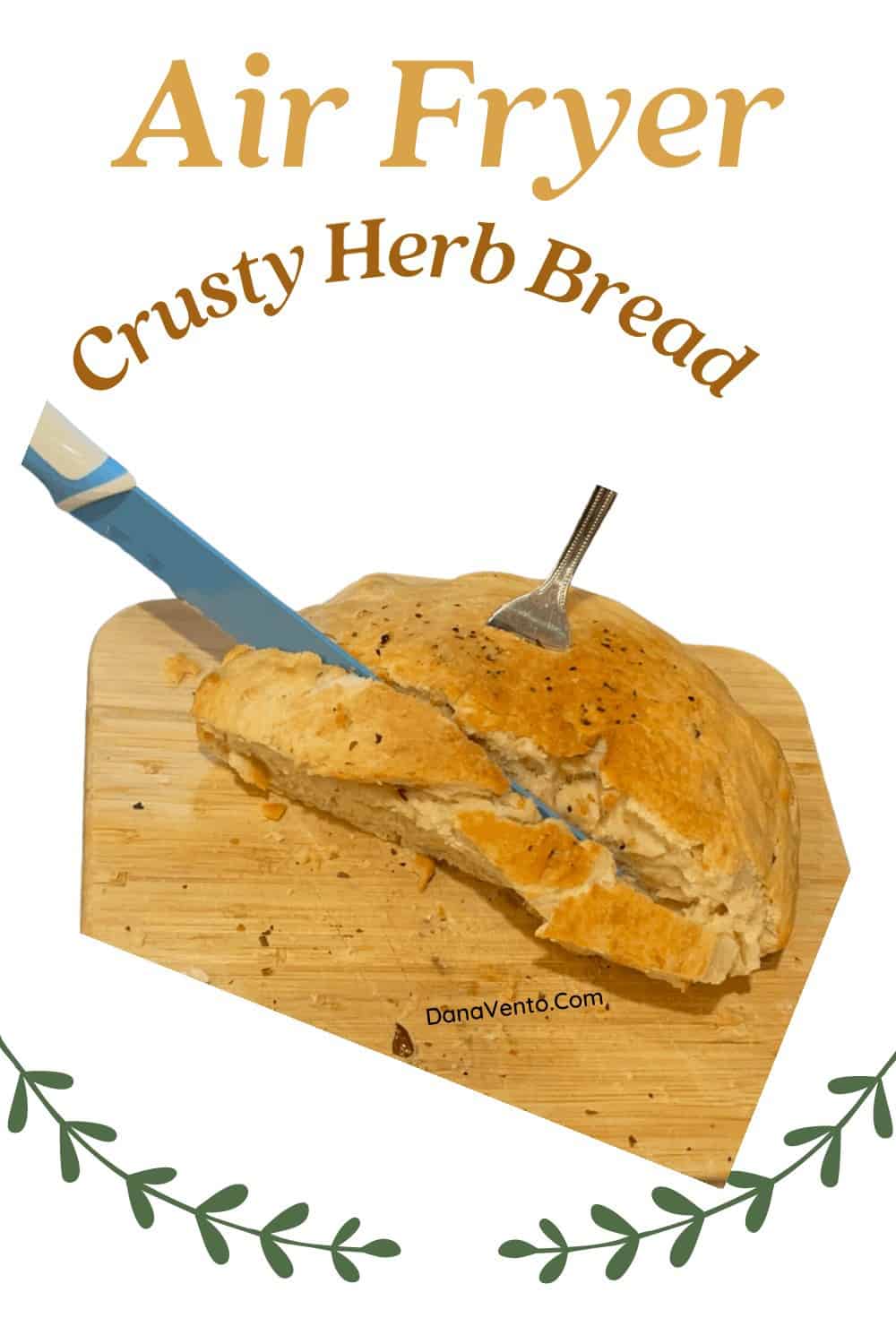 Bread with Knife In It's Crusty Crust
