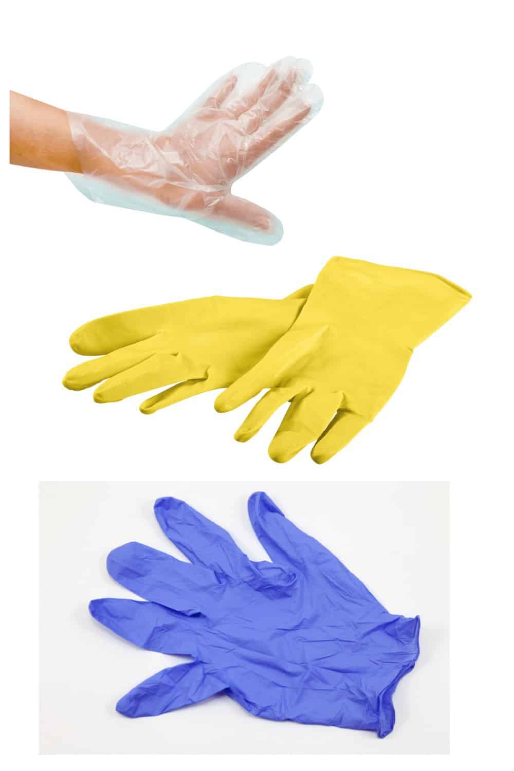 gloves for bathroom cleaning 