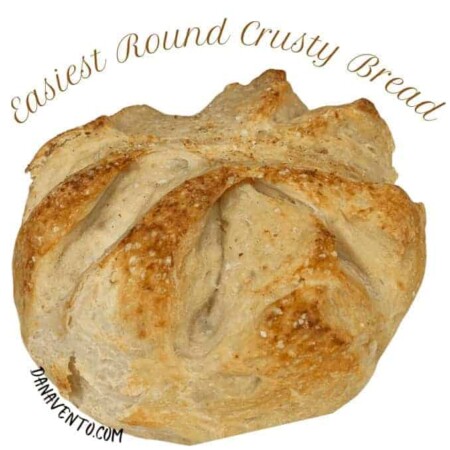 Easiest Round Crusty Bread