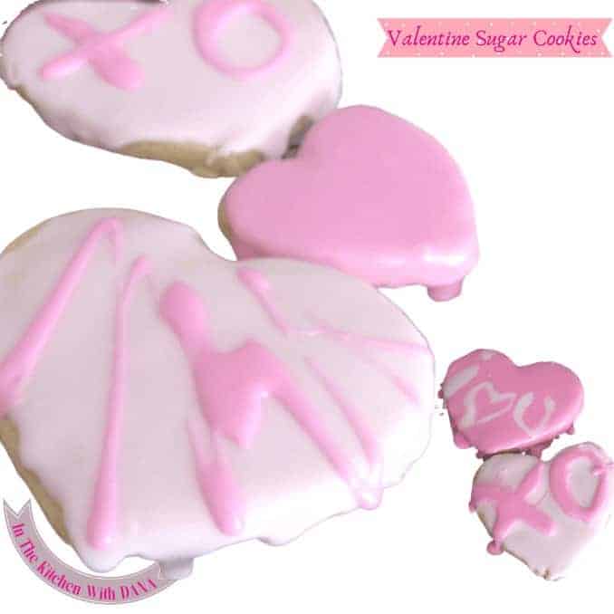 Super Easy Cut-Out No-Chill Valentine Sugar Cookies 