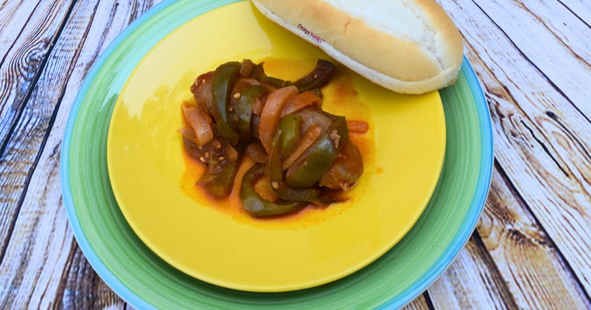 Sausage and Peppers in an Electric Pressure Cooker