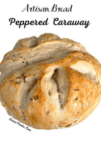 artisan peppered caraway bread