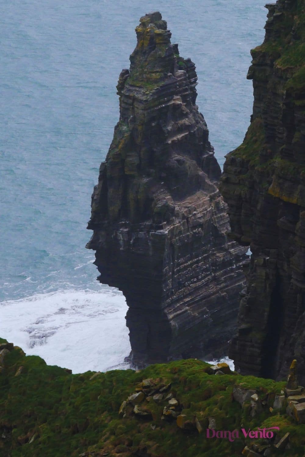 Irelands top visitor attraction over County Clares west coast other side view