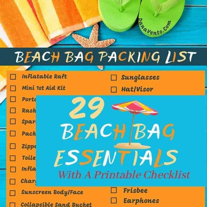 Open Umbrella Beach Packing List