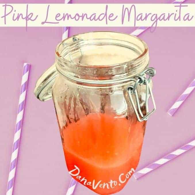 Pink Lemonade Margarita Straws