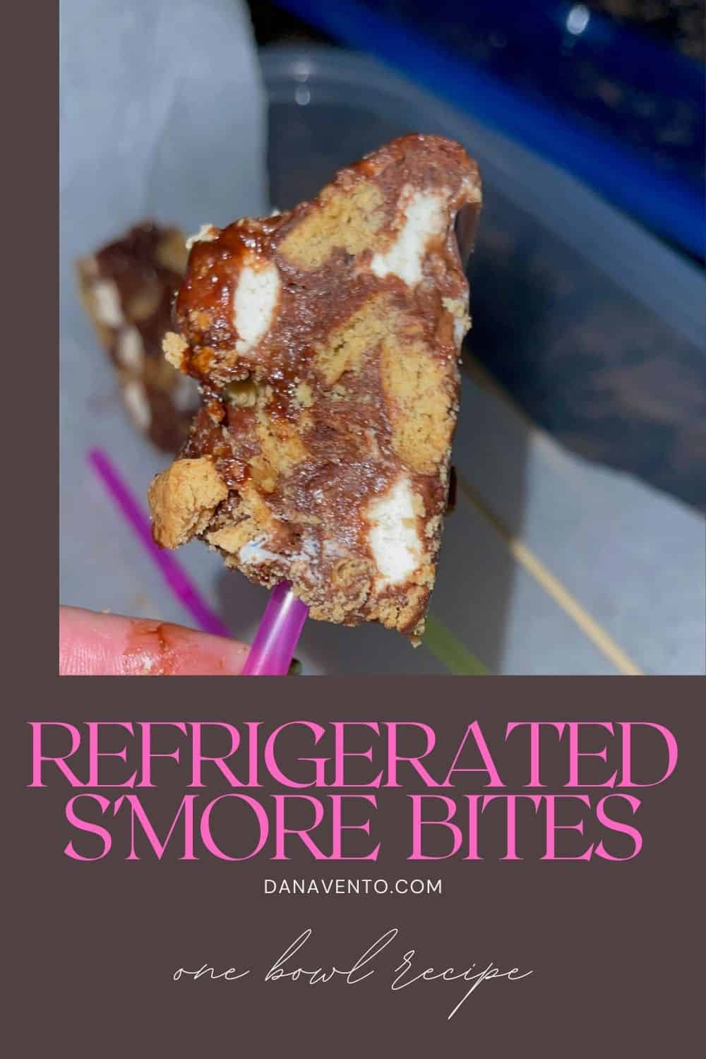 refrigerated smores bites on stick