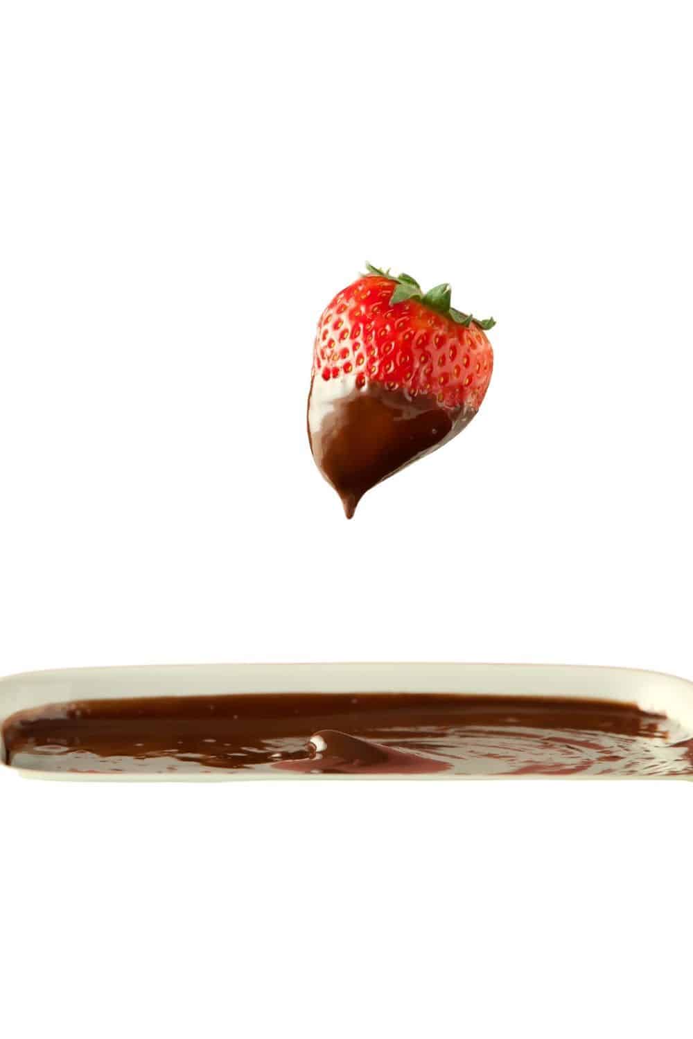 Chocolate ganache for dipping strawberries