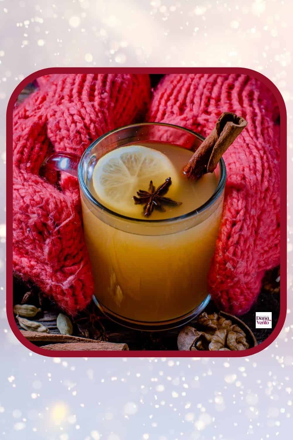 sippable cup of cheer spiced mulled white wine
