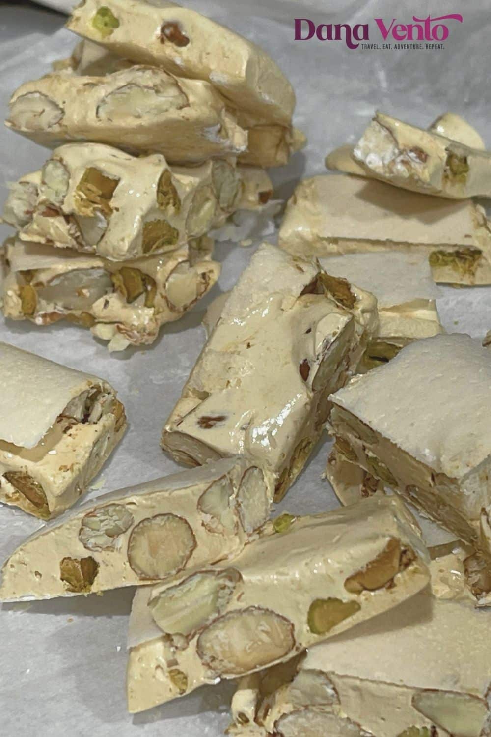 Italian Nougat sliced