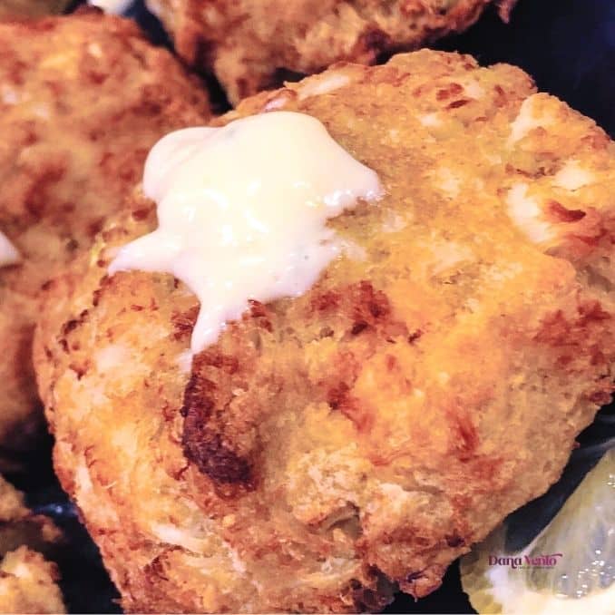 Air Fryer Crab Cakes are Eggpless crab cakes that are air fried perfection