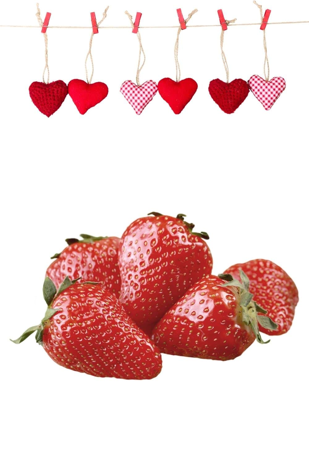 Valentines Day Love Cake strawberries