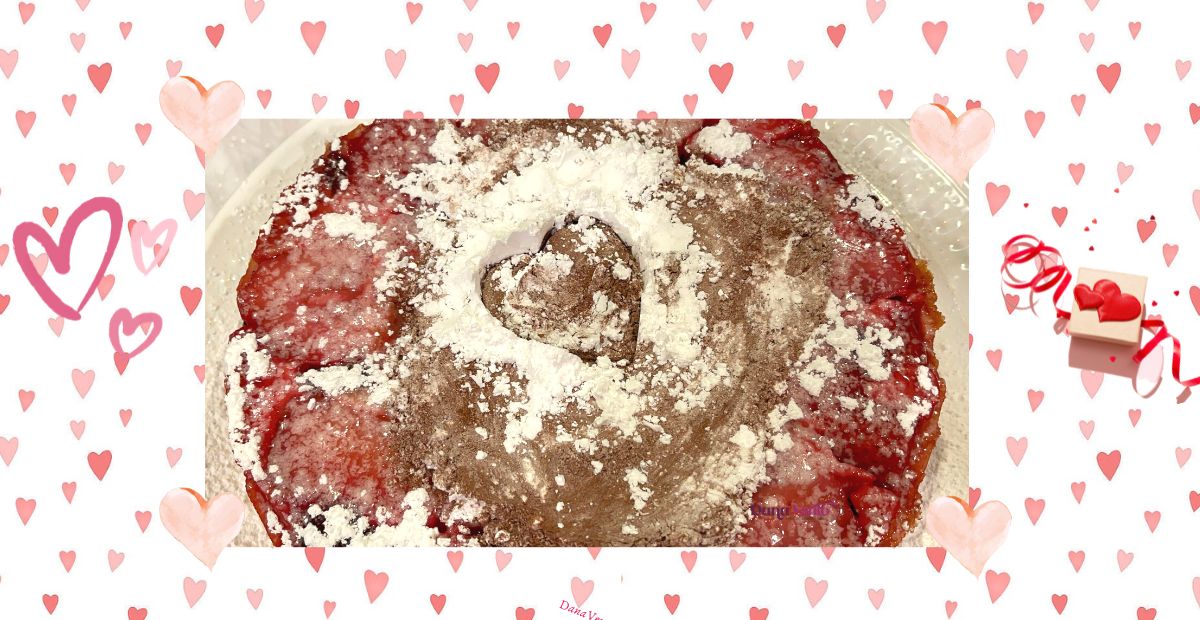 Valentines Day Strawberry Love Cake
