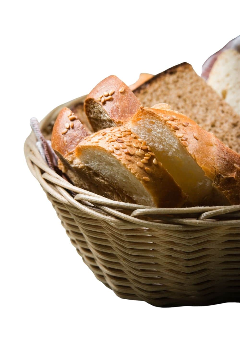 bread baking supplies article showing bread in a basket