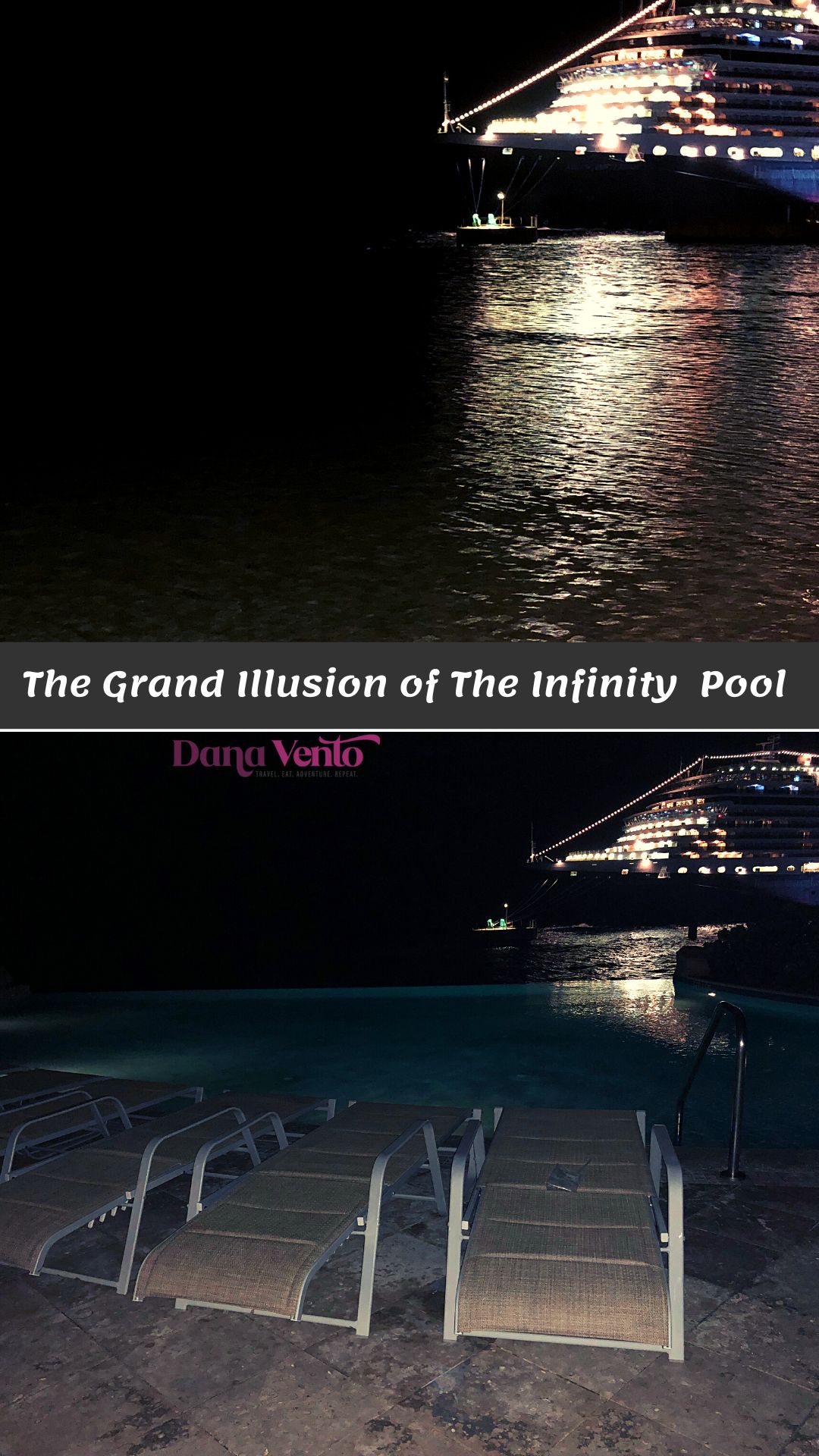 Discover Willemstad Curacao on Foot - the infinity pool 