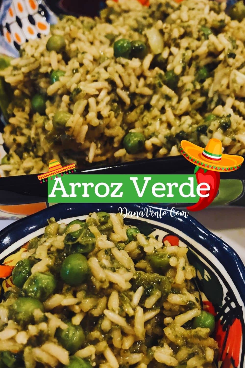 Mexican Green Rice | Authentic Arroz Verde - Dana Vento