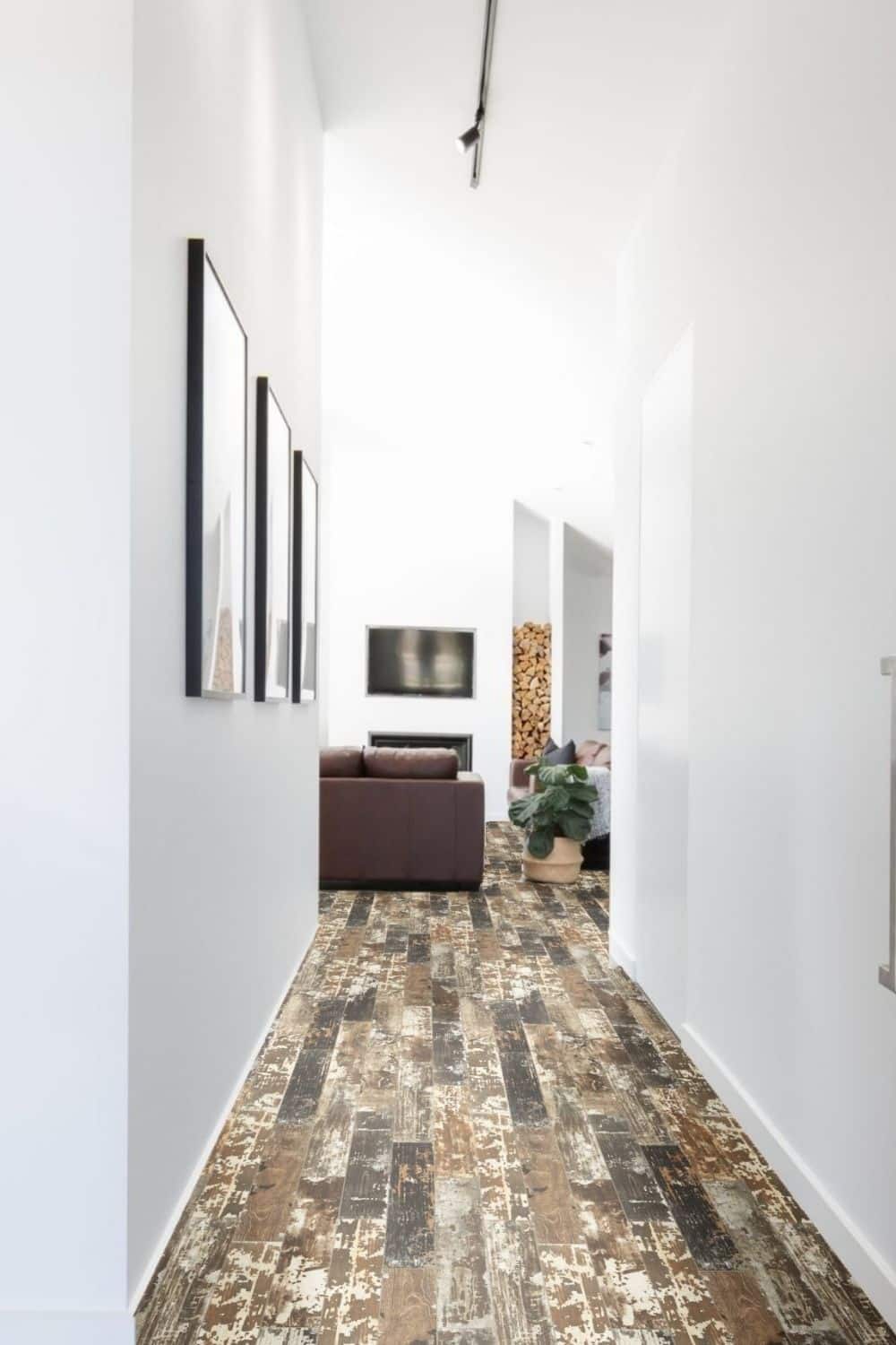Mindful Manufacturing flooring sophistication in a hallway