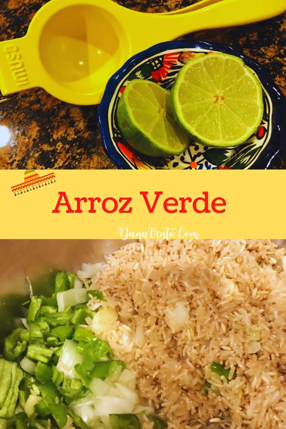 Some of the Ingredients for Arroz Verde