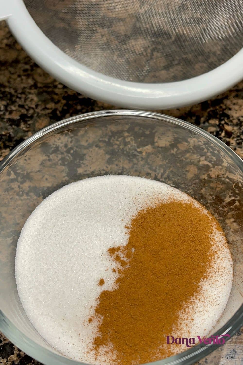 cinnamon and sugar for topping the baked churro