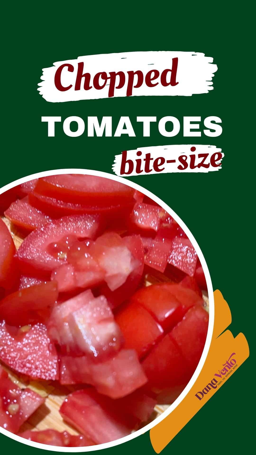 Chopped Tomatoes For Potato Tomato Salad