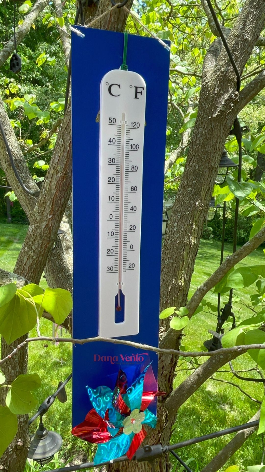DIY Easy outdoor Decorative thermometer