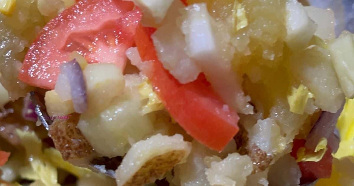 Potato Tomato Salad up close