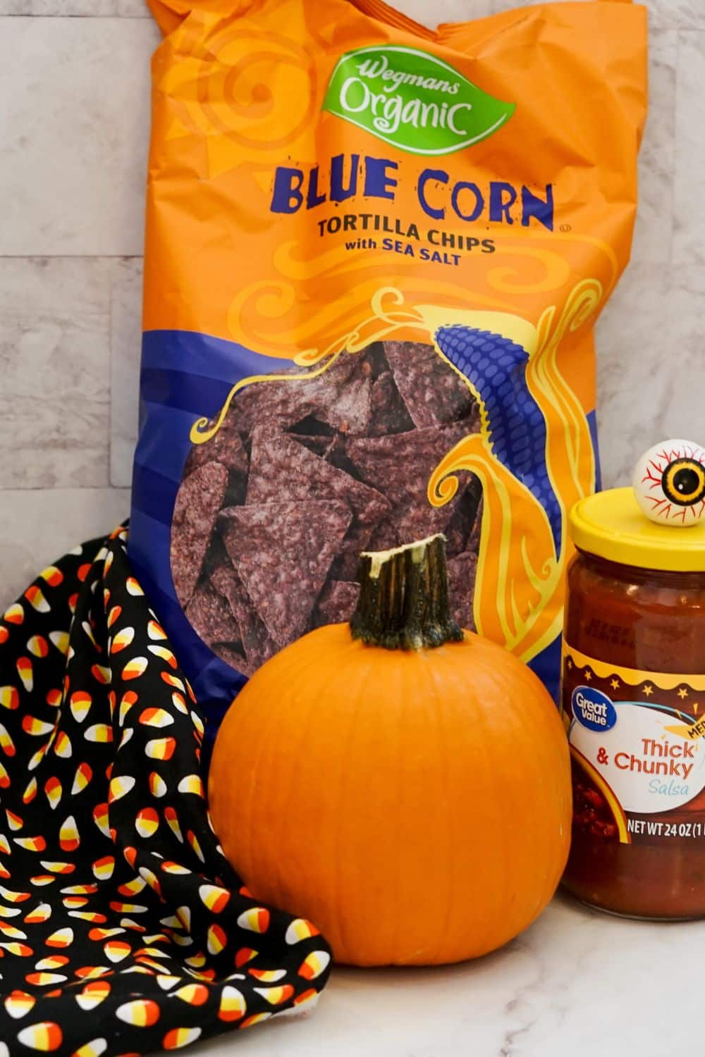 Pumpkin Barfing Blood Red Salsa  