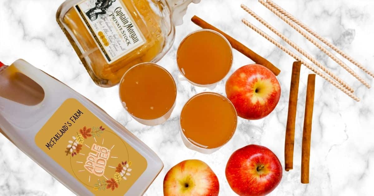 Sweet and Spicy Spiked Apple Cider Drink 4