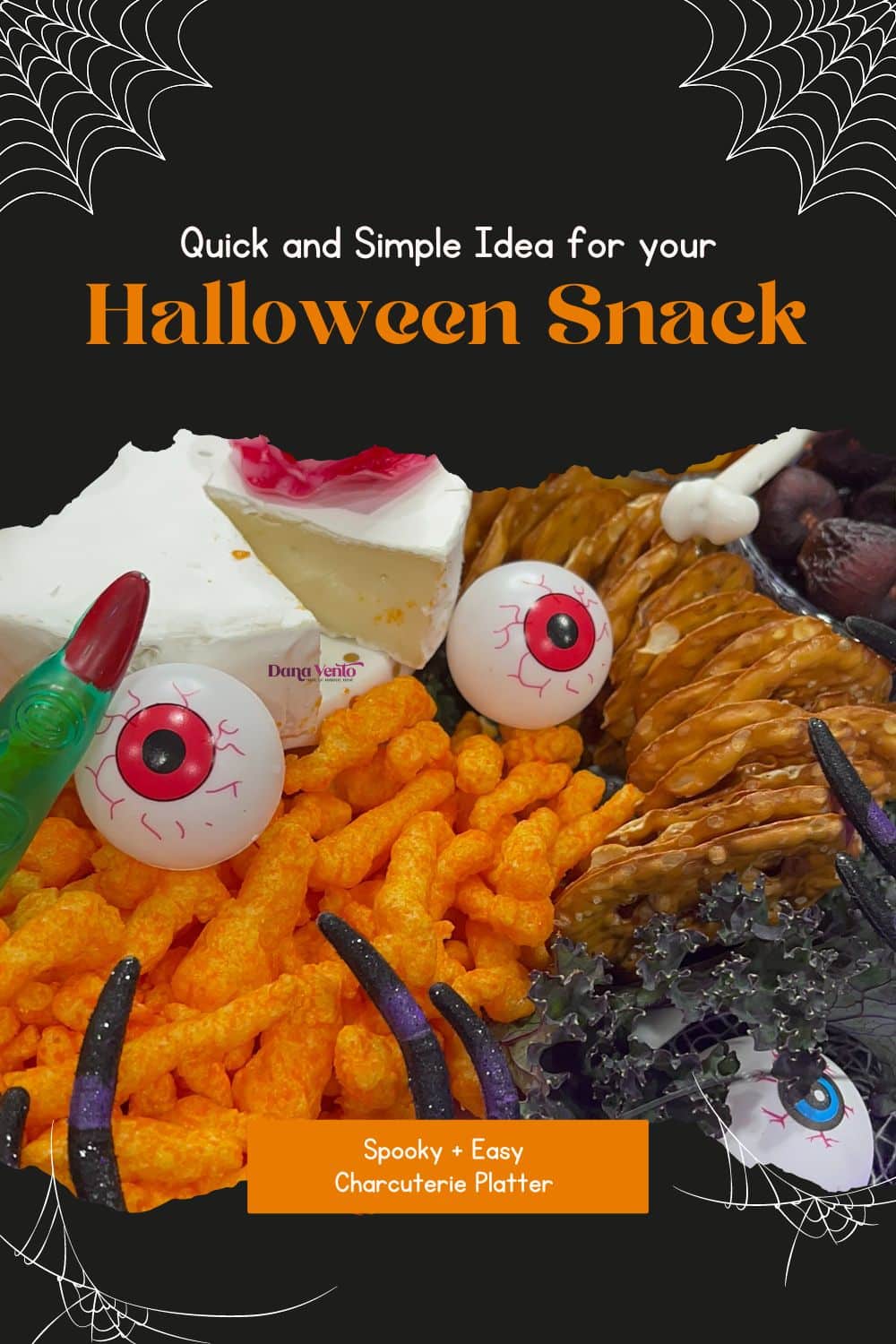 DIY Spooky Easy Halloween Charcuterie Board