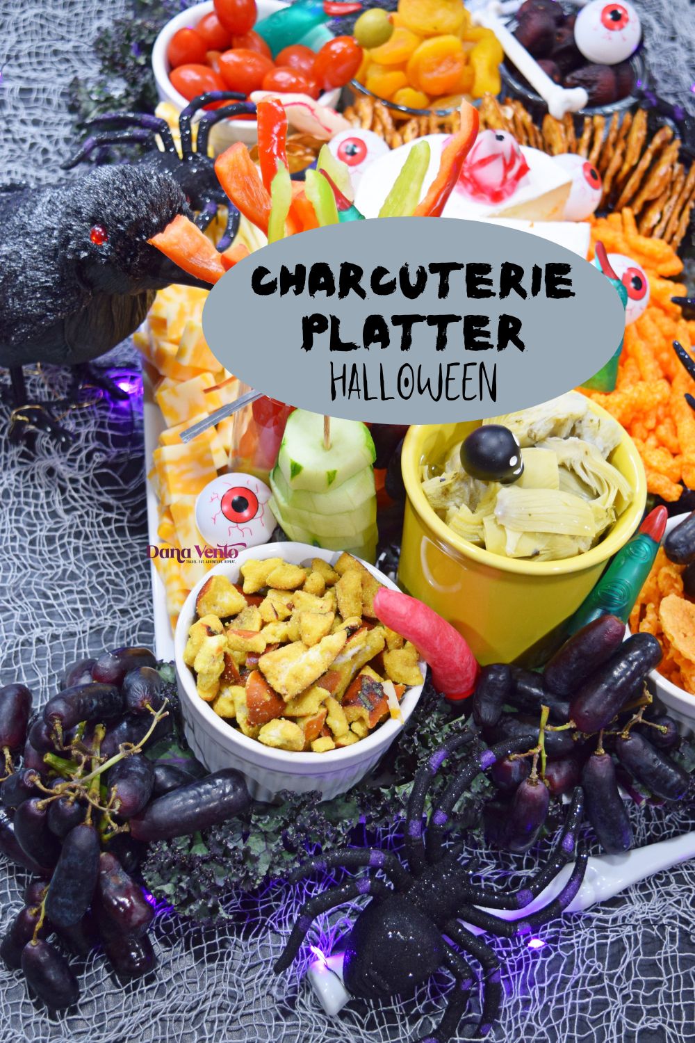 Halloween Platter Meat and Cheese