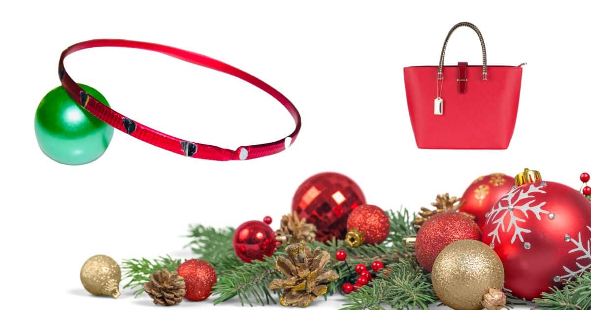 Accessories are a way to create popping holiday outfits 