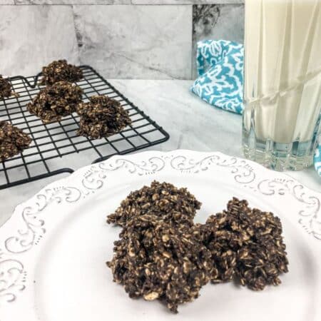 Easy Pantry Cleanout Chocolate Oatmeal Cookies On A Plate