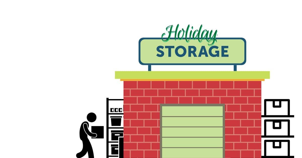 Fast Easy Winter DIY Home Improvement Ideas To Do Now (holiday storage) 