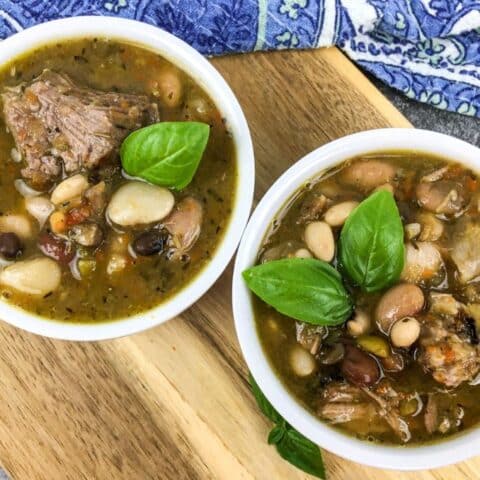 Italian 16 Bean Soup With Pork