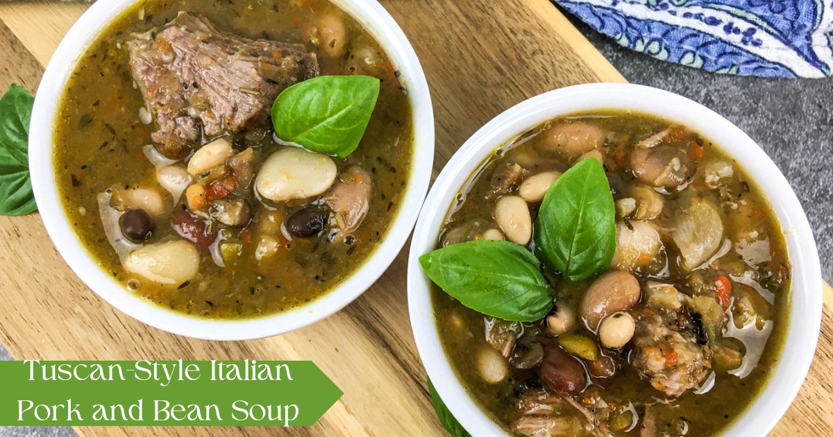 Italian 16 Bean Soup With Pork Easy Savory Healthy Meal