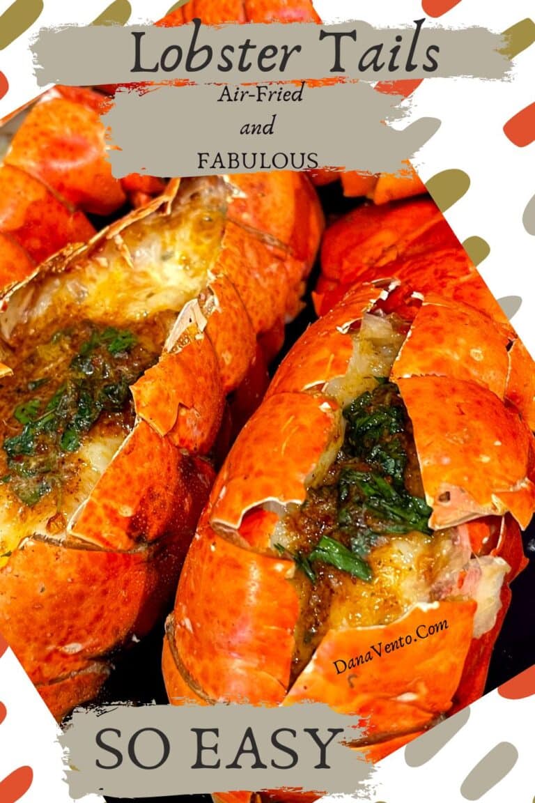 Easy 5Minute Air Fryer Chili Lime Buttered Lobster Tails