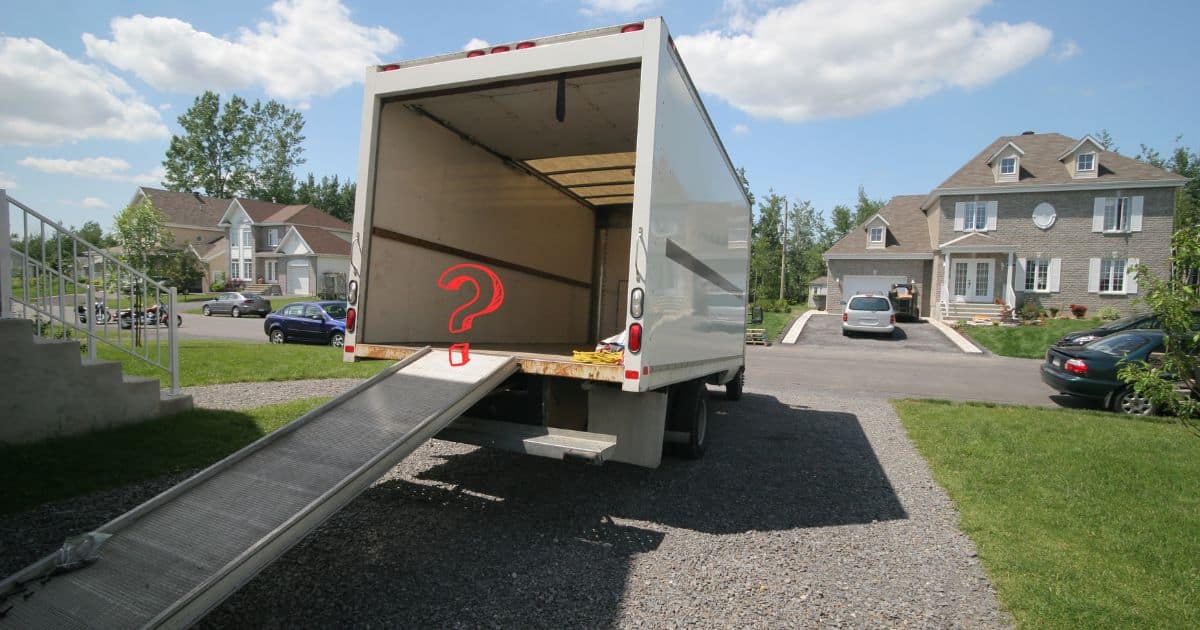5 Items To Avoid Packing When Moving Long Distance - empty moving truck 