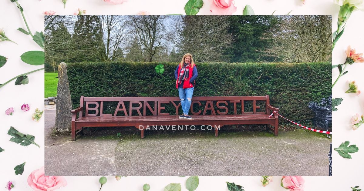 Dana at the Blarney Castle