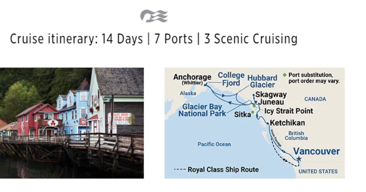 Screenshot of an Ocean Cruise Throughout Alaska